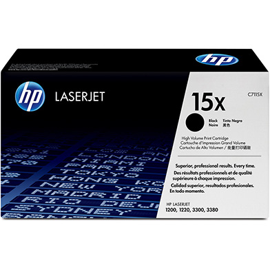 HP C7115X 15x High Capacity UltraPrecise Black Print Cartridge (3,500 pages)